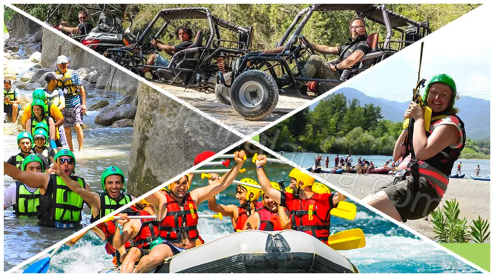 Rafting + Buggy Safari + Zipline + Canyoning