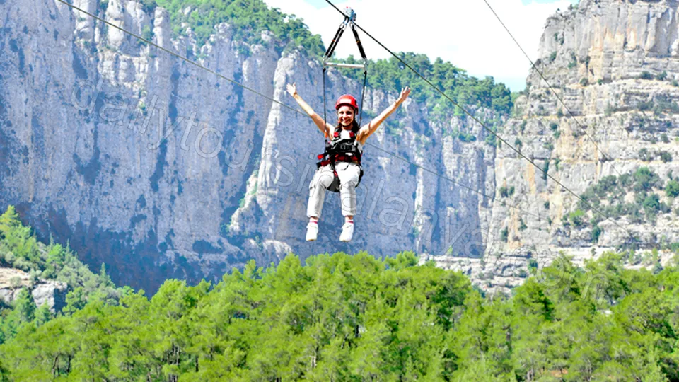 Tazı Kanyon + Büyük Zipline + Jeep Safari + Rafting photo 20
