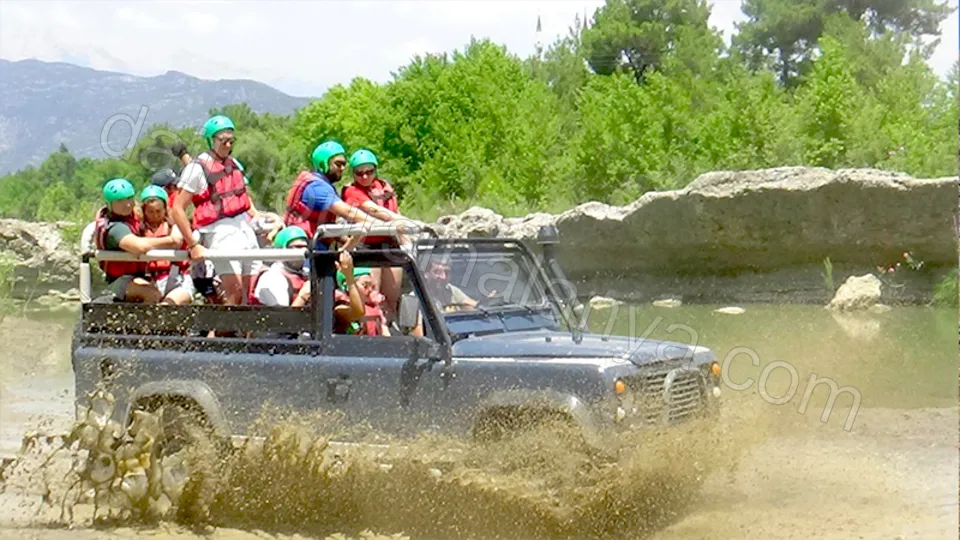Tazı Kanyon + Büyük Zipline + Jeep Safari + Rafting photo 40