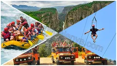Tazı Kanyon + Büyük Zipline + Jeep Safari + Rafting nav photo 0