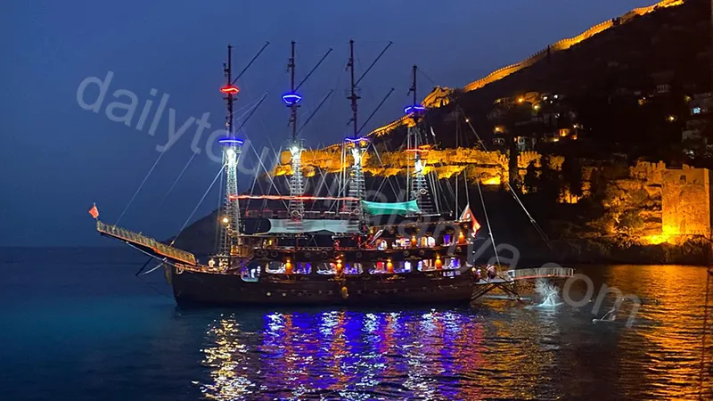 Alanya Night Party Boat Tour  image 0