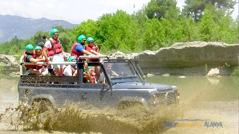 Rafting with Jeep Safari and Zipline in Alanya image 12