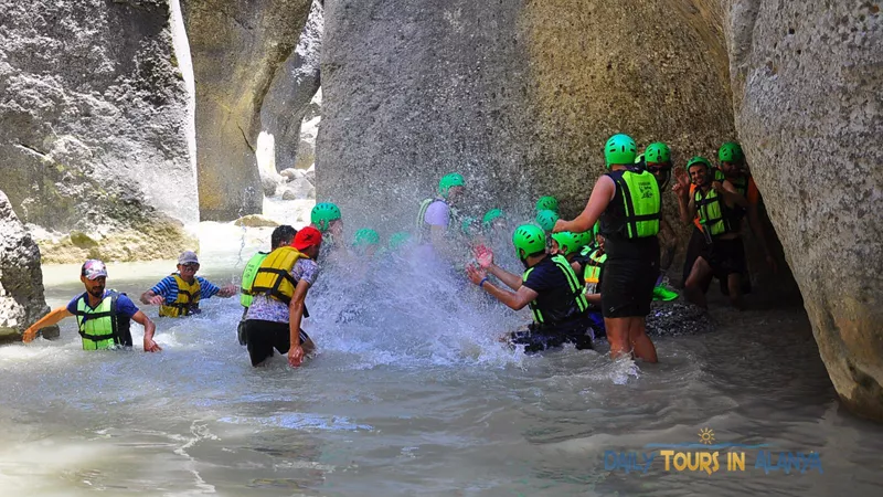 Rafting with Canyoning and Zipline in Alanya image 3