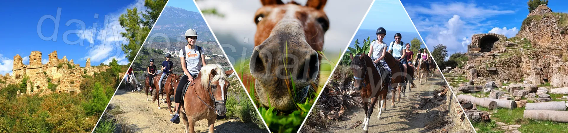 Прогулка на лошадях в Алании