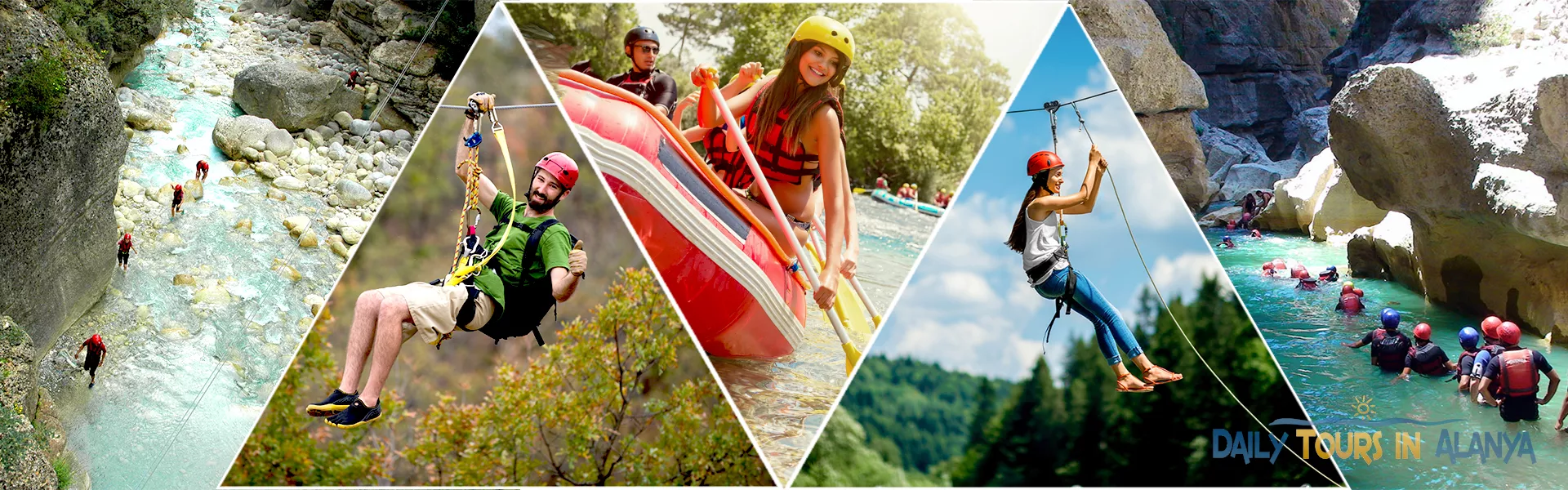 Rafting with Canyoning and Zipline in Alanya